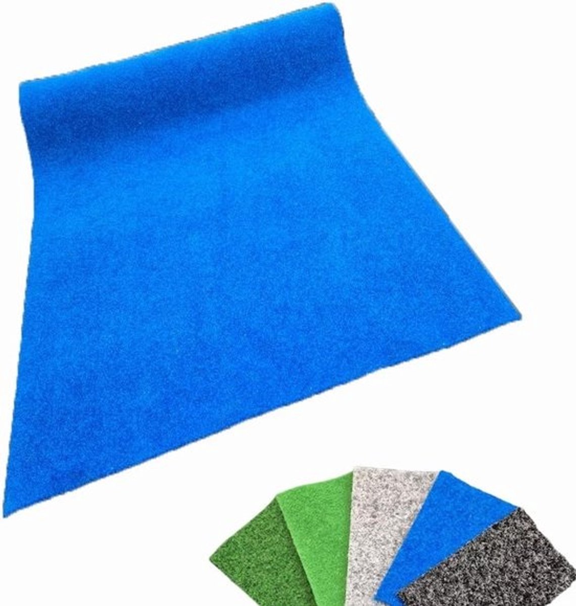 Kunstgras Tapijt - Balkonvloer - Terras verfraaien - Innovatief drainagesysteem - 133 x 4 meter - Blauw