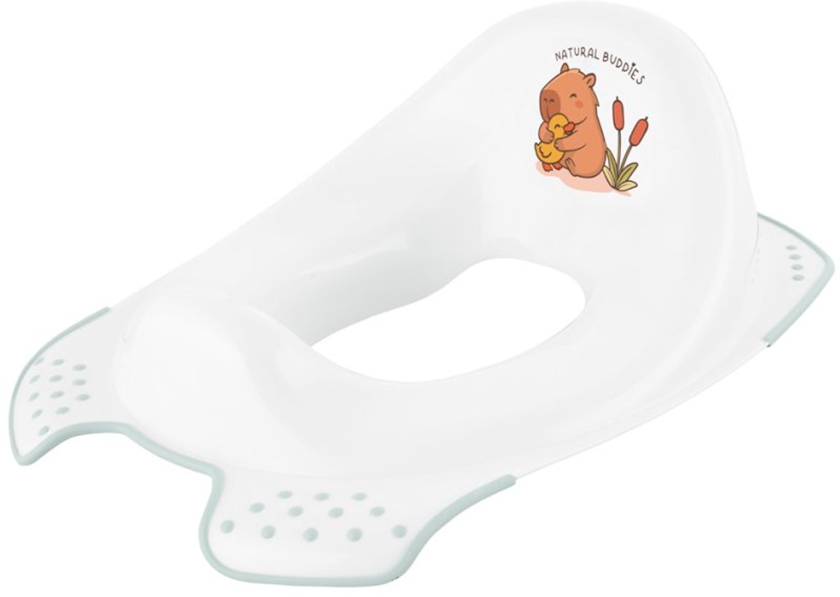 keeeper Ewa Cute Cap kindertoiletzitting, wit, spatbescherming, 30×40×15 cm