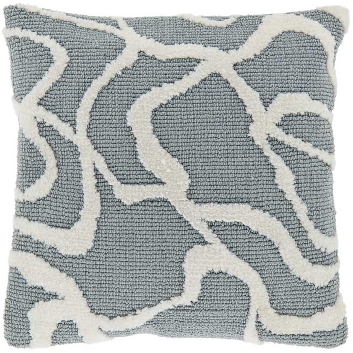 Unique Living Sierkussen Nanou Beach Blue -45x45cm Blauw