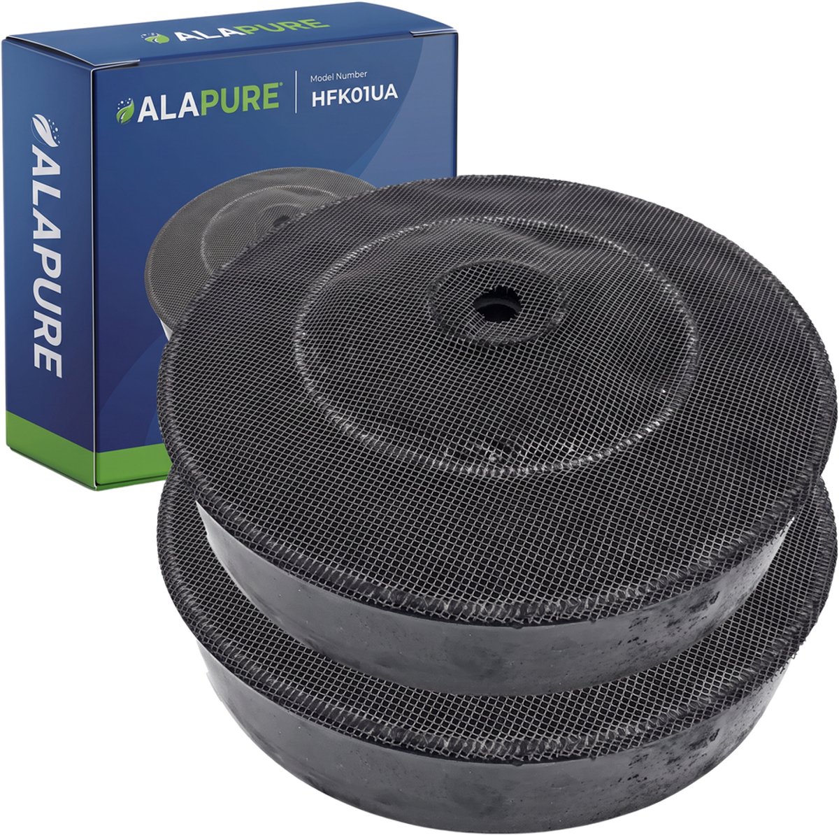 2x Koolstoffilter voor Airlux Type A / WA48.5