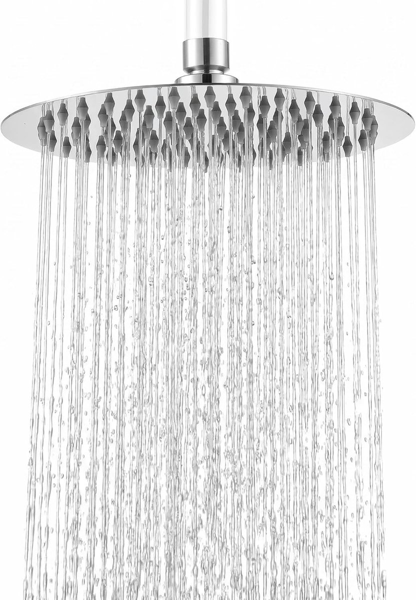 Douchekop 20cm - RVS - 360° draaibaar - Ultradun design - ShopVlot