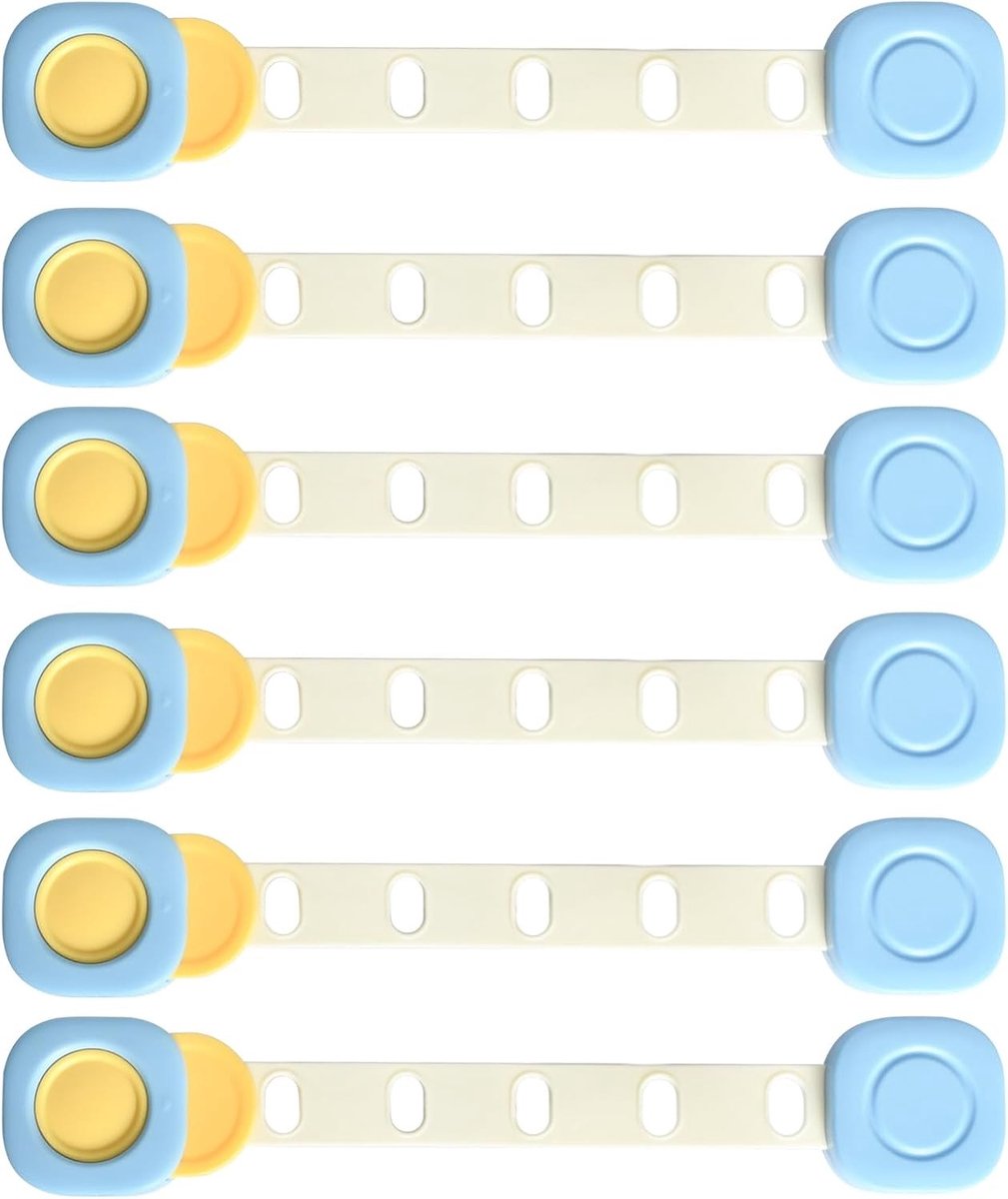Veilige Kastsloten voor Kinderen - Babybestendige Ladesloten, Eenvoudig te Installeren, Duurzaam en Zonder Gereedschap, Ideaal voor Keukenkasten en Apparaten