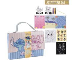 Disney Stitch en Angel Knutselset – Kleurplaten, Krastekeningen en Stickers in Draagkoffer