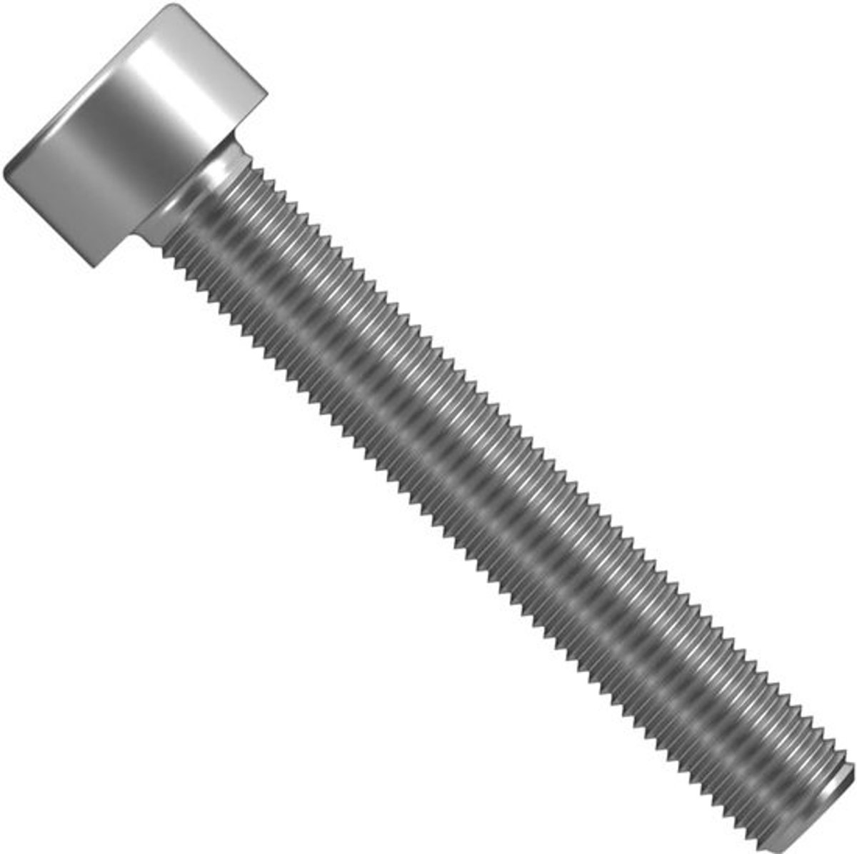 Inbusdopkopschroeven - Bouten RVS - Bevestiging van onderdelen - Volledige schroefdraad - M6 x 16mm - Roestvrij staal