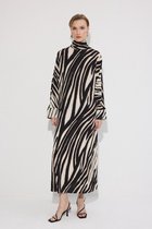 Touché Privé - Jurk met abstract patroon - Gedessineerd - Dames