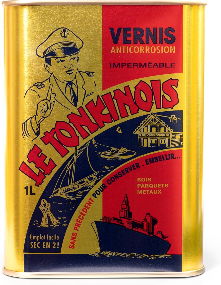 Le Tonkinois Varnish colourless - proven natural oil paint for indoor and outdoor use, film polishing and very shiny - ShopVlot