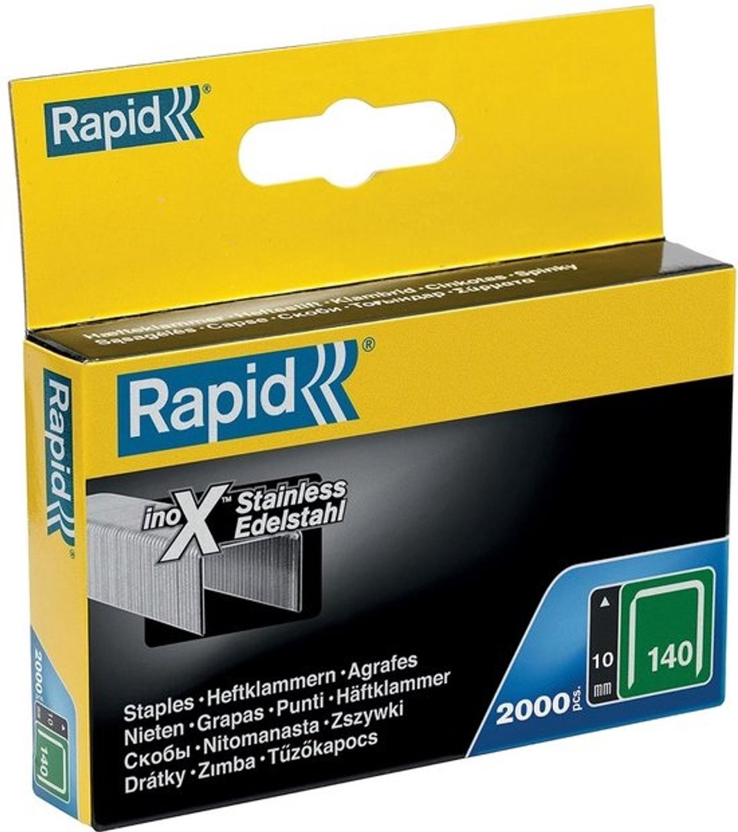 Roestvrijstalen nietjes Type 140 - 10 mm voor nietpistool - 2000 stuks