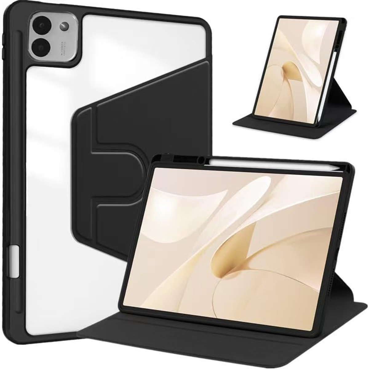 Tieeyivv Case for Honor Magic Pad 3 Cover, Premium PU Ultra Slim Lightweight Protective Case, Triple Foldable - ShopVlot