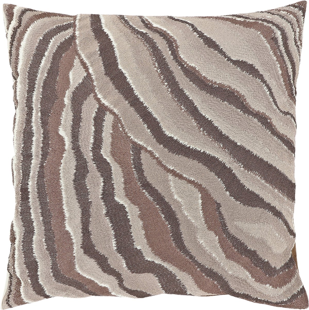 Unique Living Sierkussen Ezra 45x45cm - Dark Purple Paars