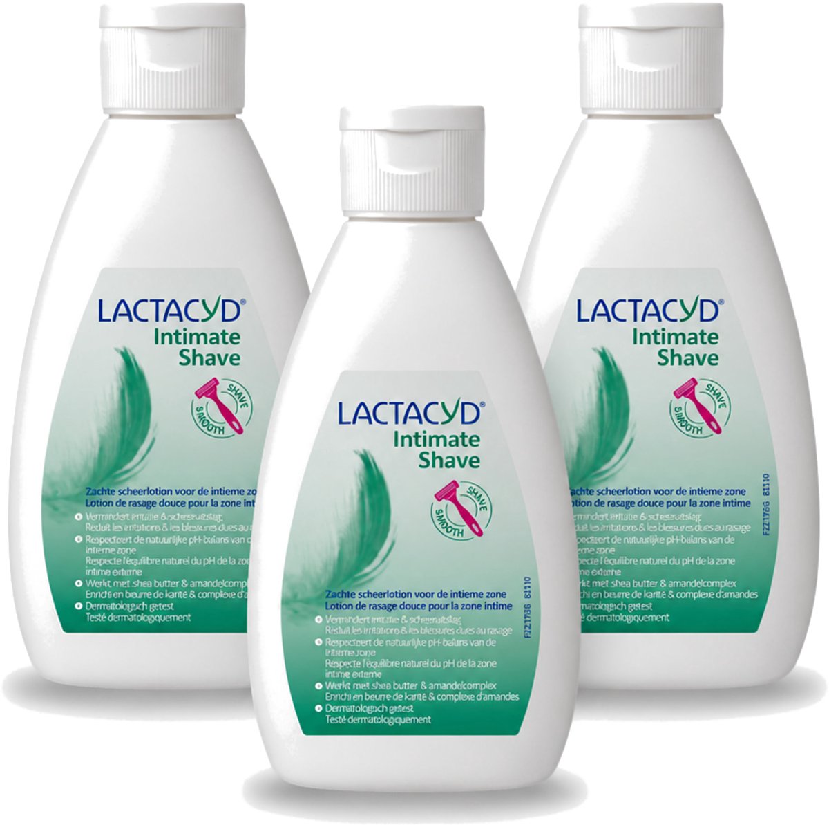 3 x Lactacyd – Intimate Shave – Scheerlotion – 200 ml - Voordeelverpakking - 3 stuks