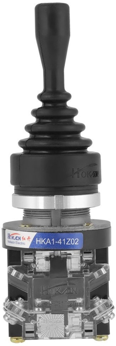 2-Positie Momentary Joystick Switch met 2NO voor Automatisering en Veiligheidstoepassingen