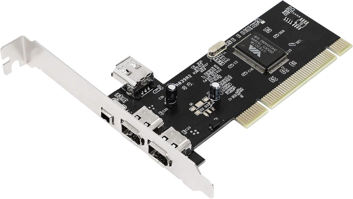 CERRXIAN 3 Port IEEE 1394 Firewire Card PCI Firewire Adapter IEEE 1394 PCI Controller Card for Desktop PC - ShopVlot