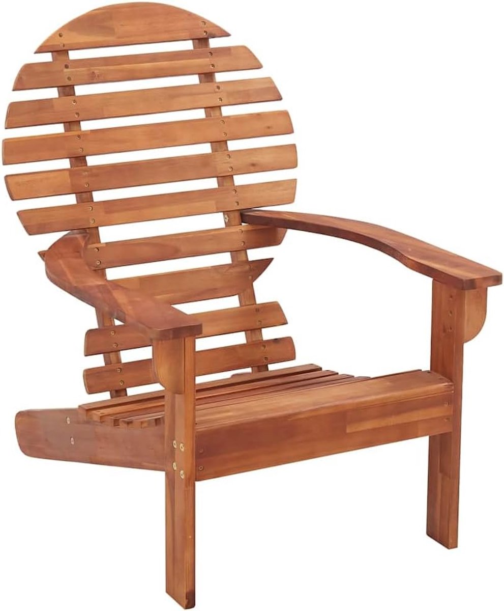 Adirondack stoel massief hout acacia tuinstoel ligstoel