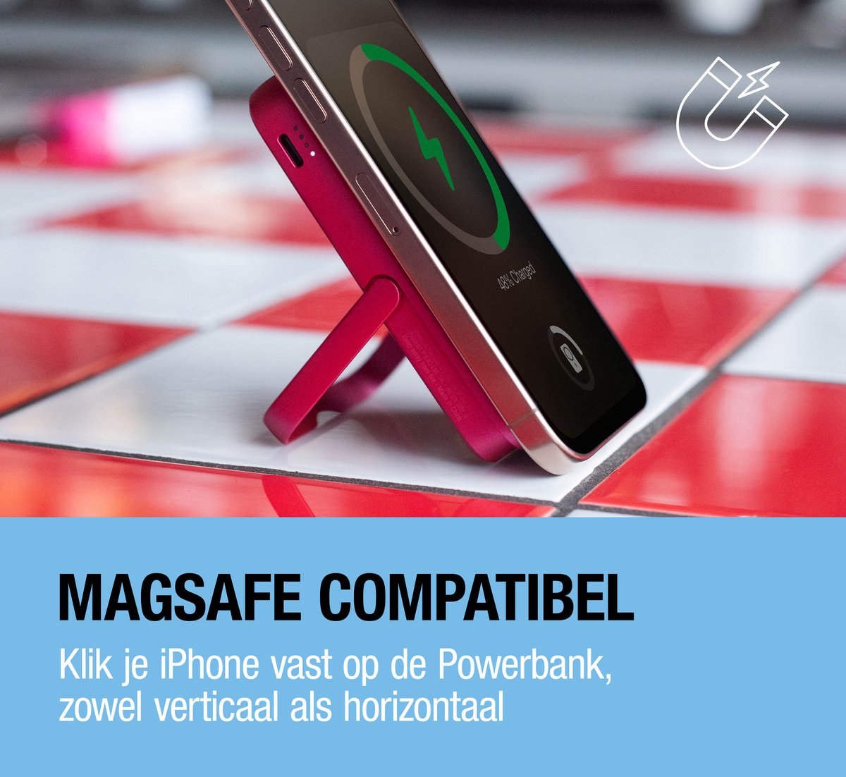 Fresh 'n Rebel Magnetische Powerbank - afbeelding 3