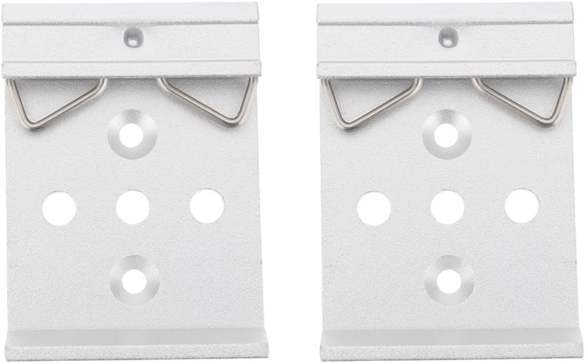 DIN rail montageclips 35mm - aluminiumlegering - voor PCB-installatie - geschikt voor DIY-projecten - ShopVlot