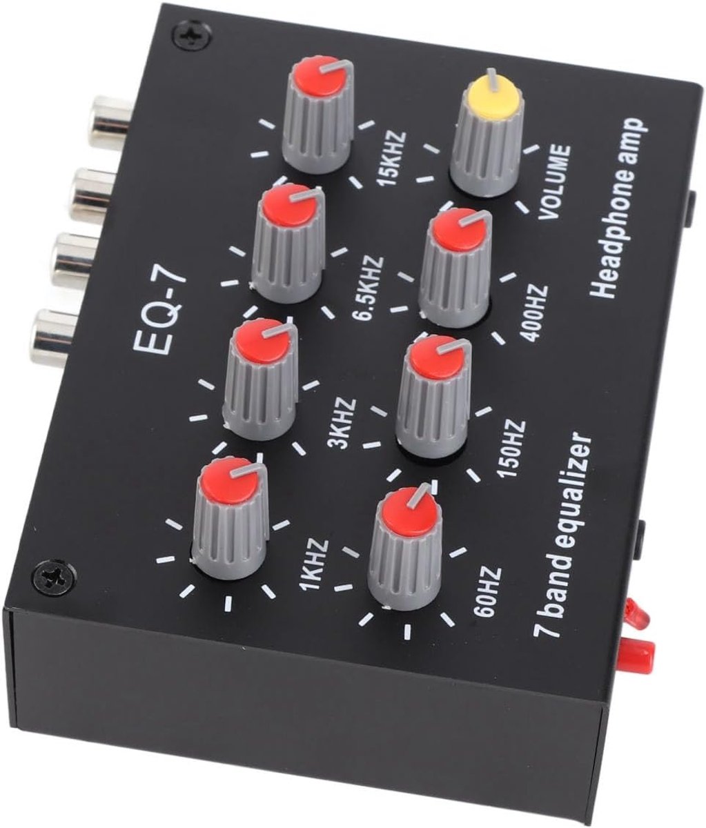 7-Band Digital Sound Sequalizer 12dB High Bass Adjustment Dual Channel Graphic Equalizer For Car Sound System Material - ShopVlot