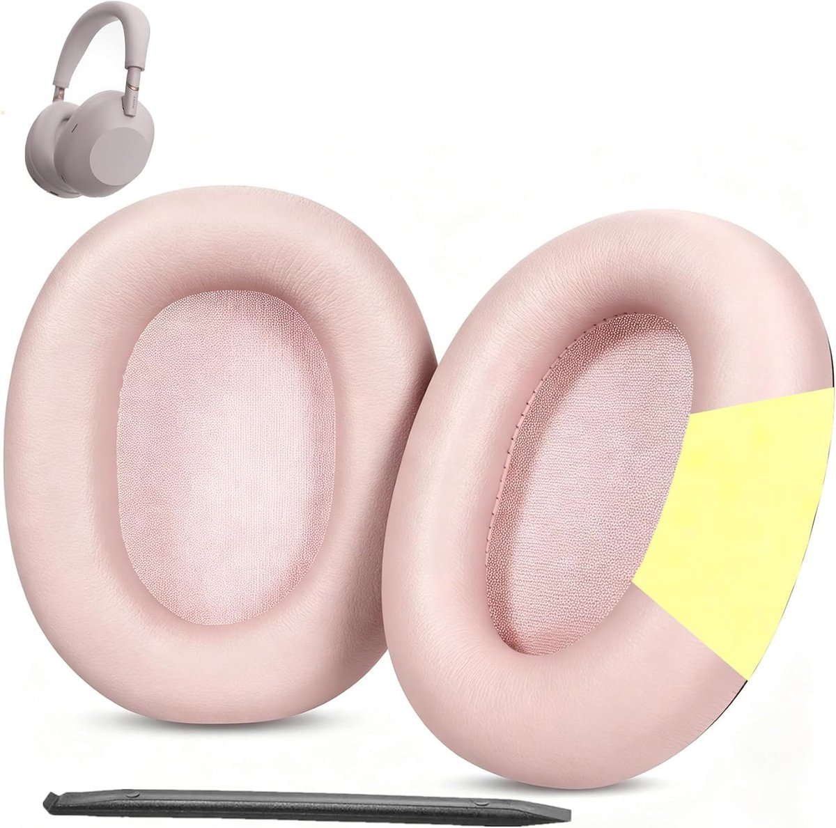 XM6 Oorkussens Vervangende Kussens Compatibel met Sony WH-1000XM6 Draadloze Hoofdtelefoon Oorkussens Geluidsisolatie - ShopVlot