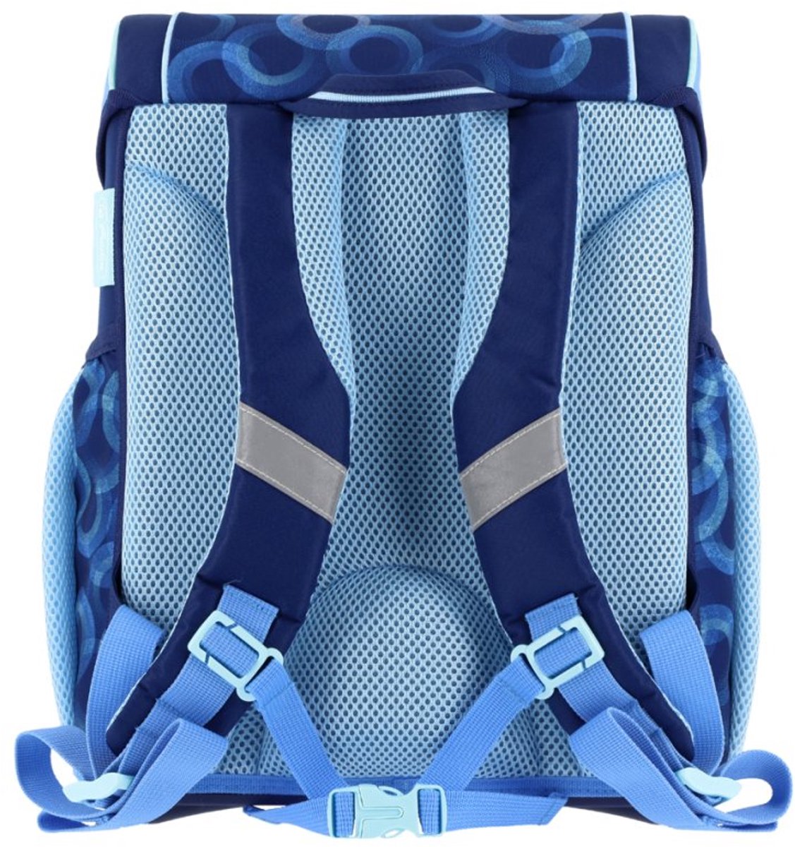 herlitz schooltas Loop Plus Dolphin Ride, donkerblauw/lichtblauw, 17 liter