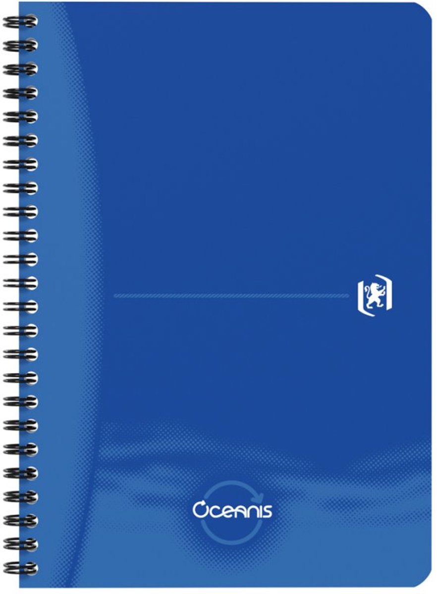 Oxford Oceanis spiraalschrift A5, 90 vel, 5 stuks