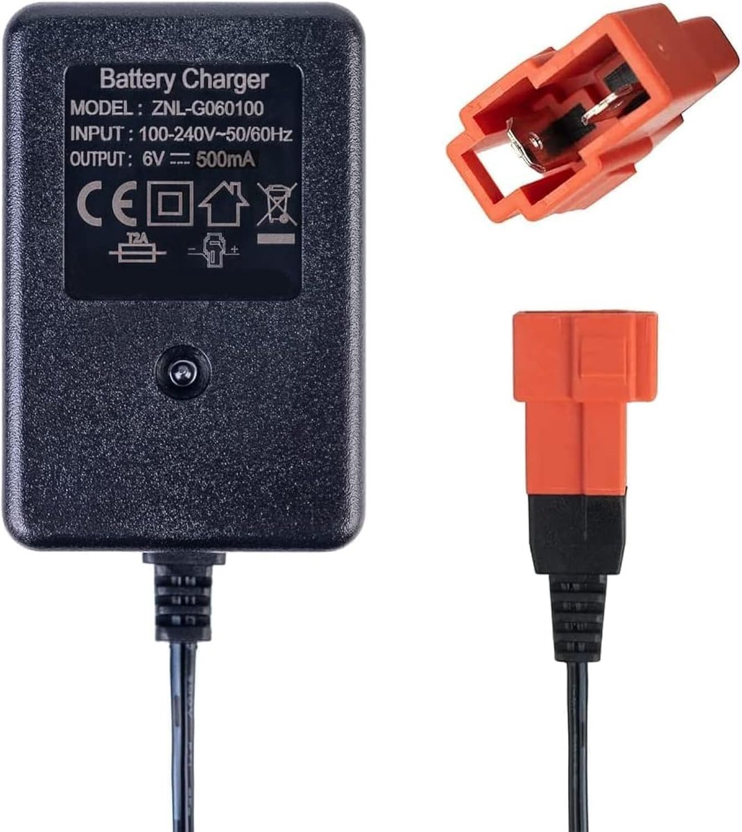 6 Volt Battery Charger for Seat Toys 6V Children Seat Car Charger, 6V Electric Car Seat Toy Battery Power Adapter - ShopVlot