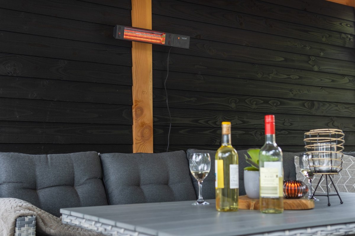 Sunred Fortuna Ultra 1500 W - Wall-mounted patio heater - Black