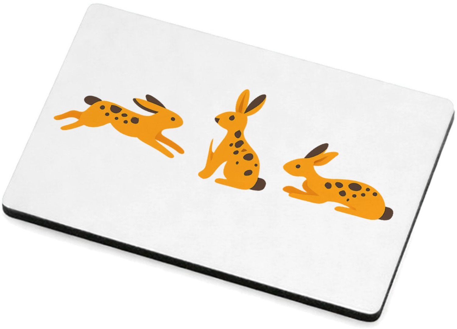 Mr Cadeautjes MDF magnetische fotolijst 7,5 x 5 - design Een subtiele patrooncompositie met meerdere losse figuren di | cadeau Wit