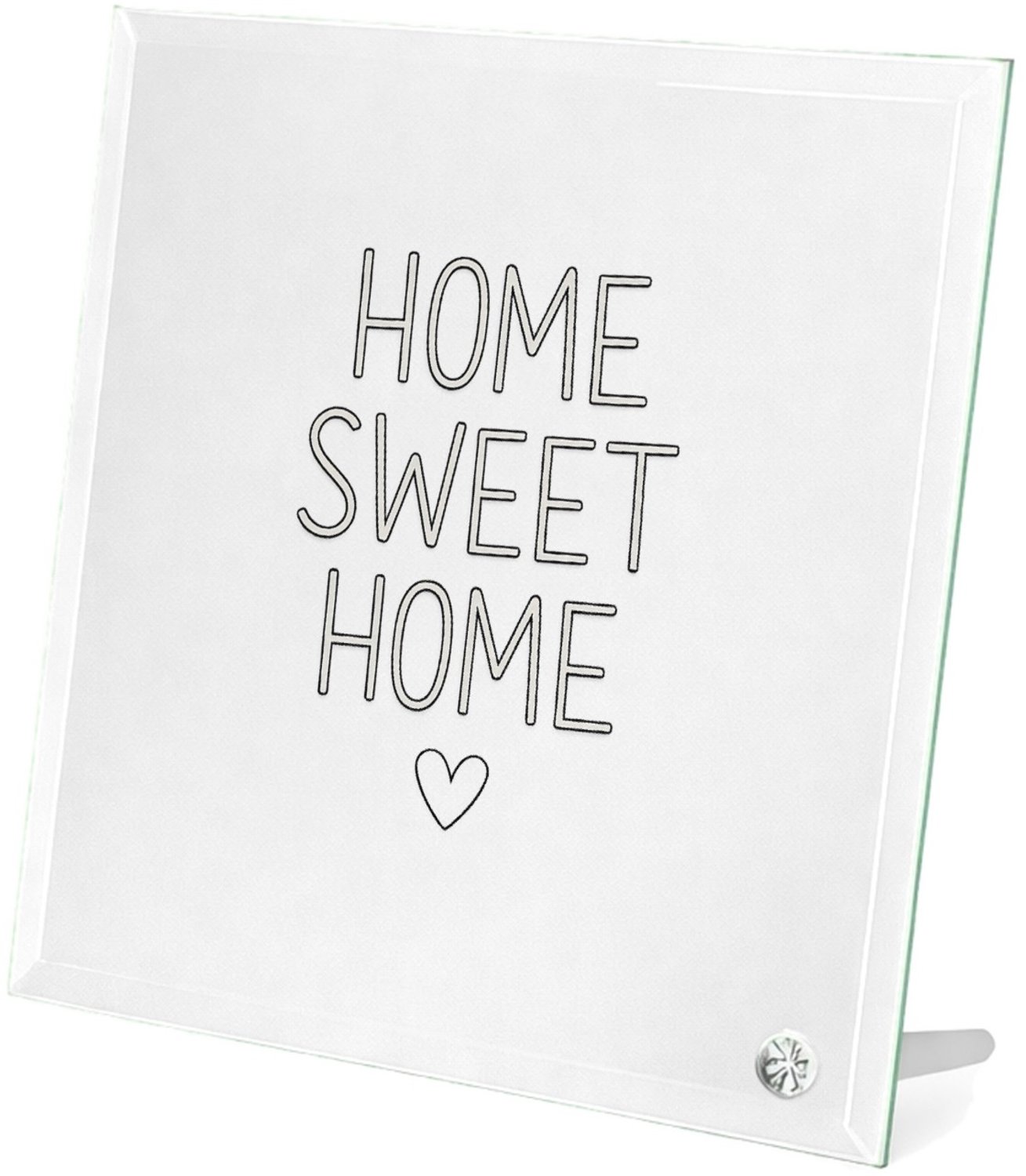 Mr Cadeautjes Glasframe 20 x 20 - design Minimalistische tekstposter met een warme, gezinsgerichte bo | cadeau Wit