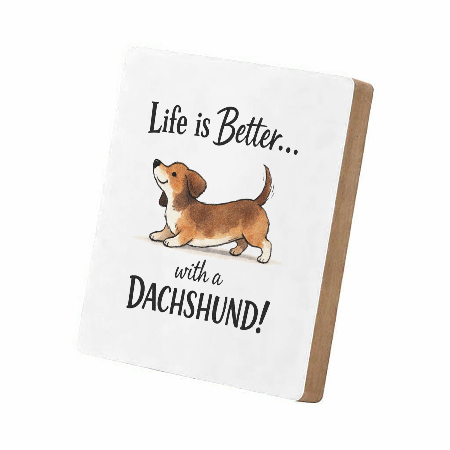 Mr Cadeautjes MDF staande fotolijst 15,2 x 15,2 - design Een grappige, trotse quote over een specifiek hobbydier of d | cadeau Wit