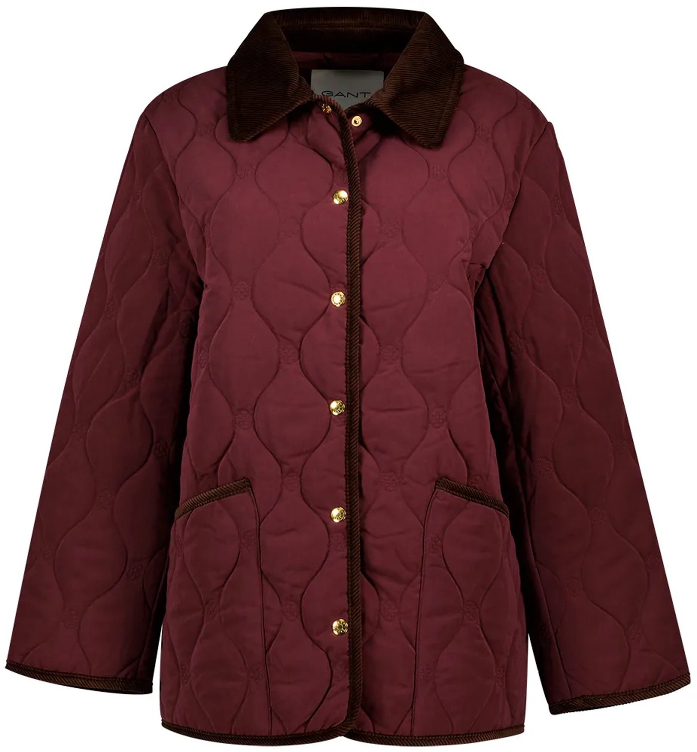 Gant 4700434 Gewatteerde Jas Rood M Vrouw