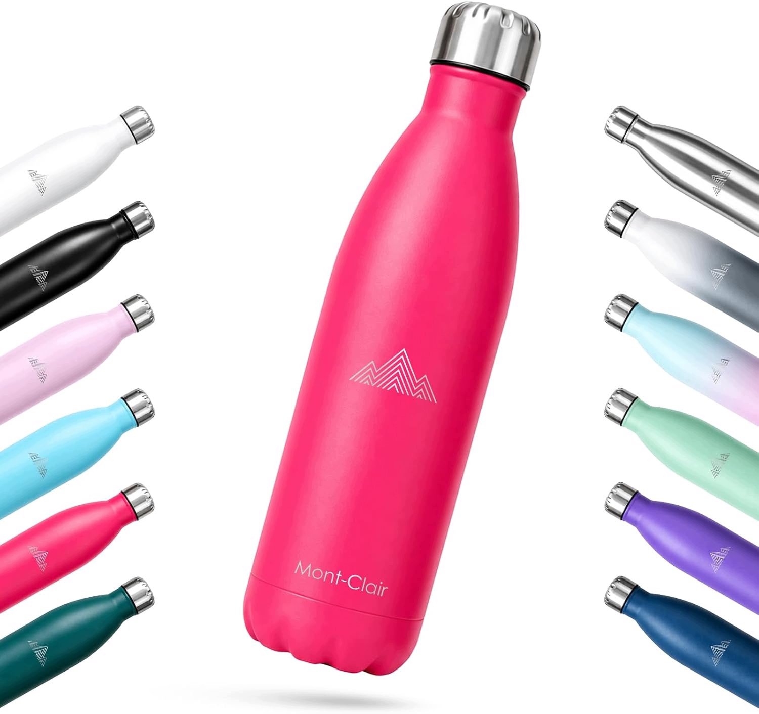 RVS Thermosfles 500ml - 24u Koud, 12u Warm - Rood