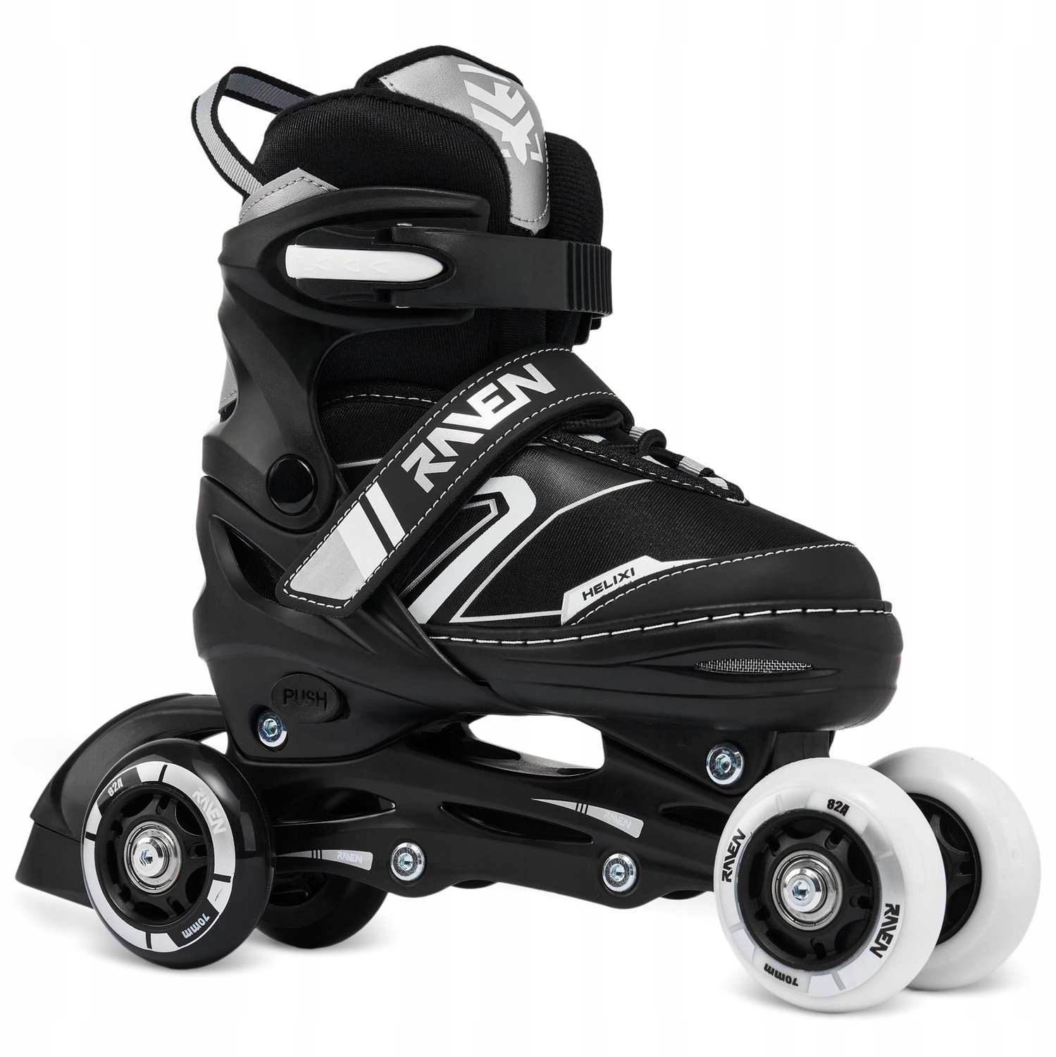 RAVEN Helixi 4-in-1 Skates/Rollerblades/Ice Skates Maat 38-42 LED