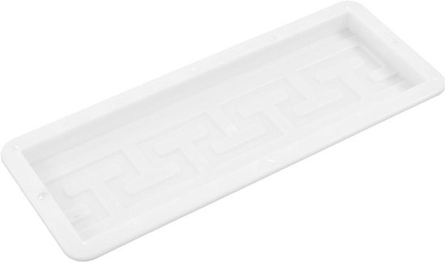 Bestratingsmal voor tuinpad - Padmakersmal voor steen - Tuin decoreren - Authentieke antieke stijl - 494 x 195 cm - Wit