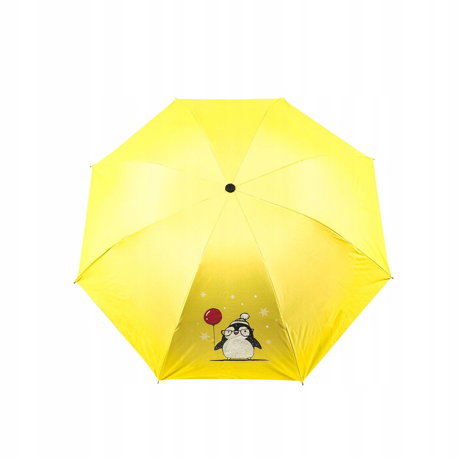Aga Kinderparaplu 97cm Geel - Opvouwbaar & Veilig