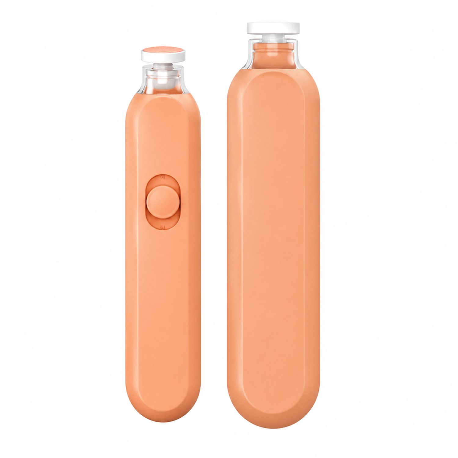 Elektrische nageltrimmer voor baby's - Oranje - Elektrische nagelverzorging voor thuis - Inclusief apparaat en opbergdoos
