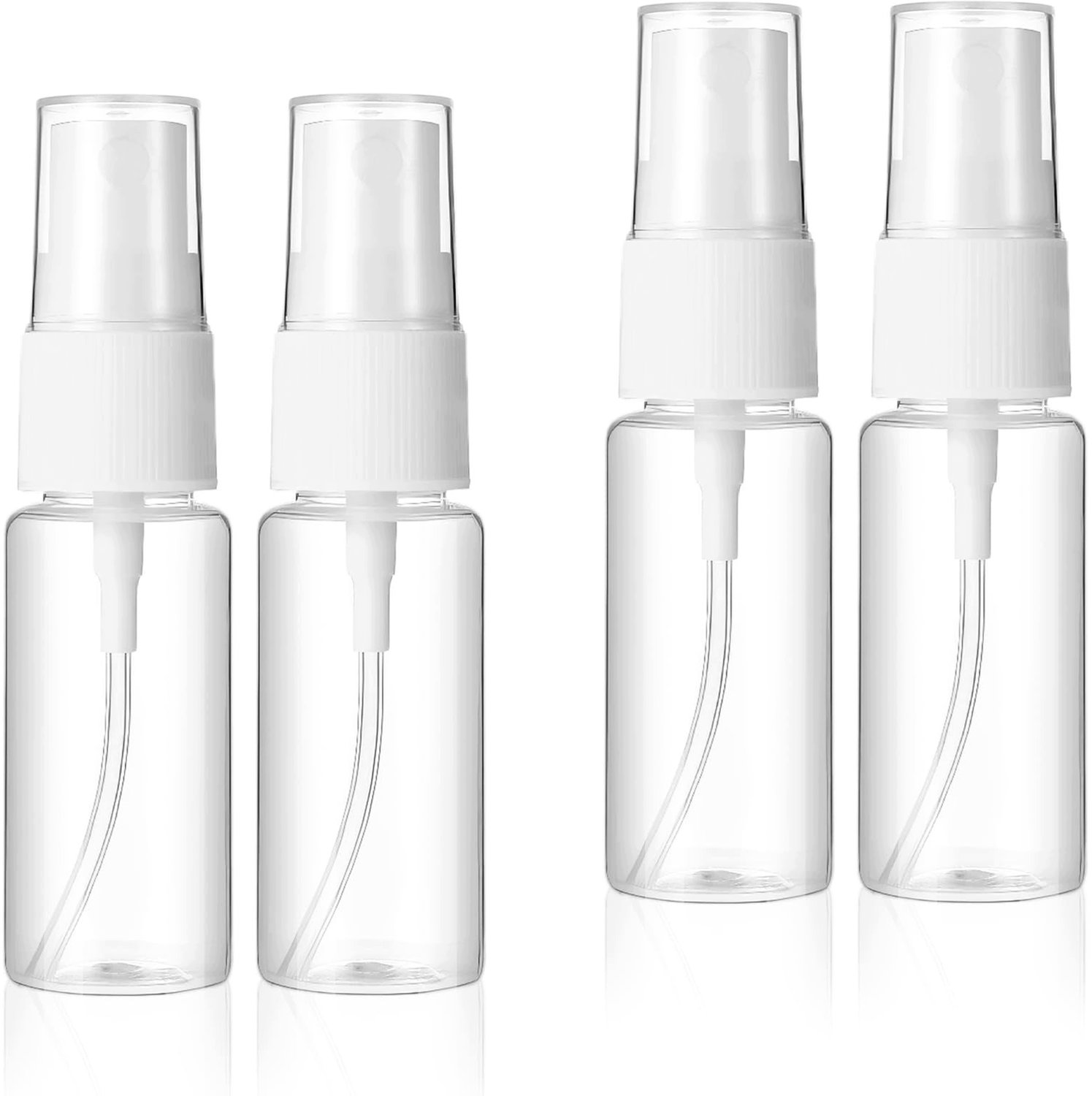 4x 20ml Reis Atomizers, Kleine Plastic Spray Flesjes voor Toerisme