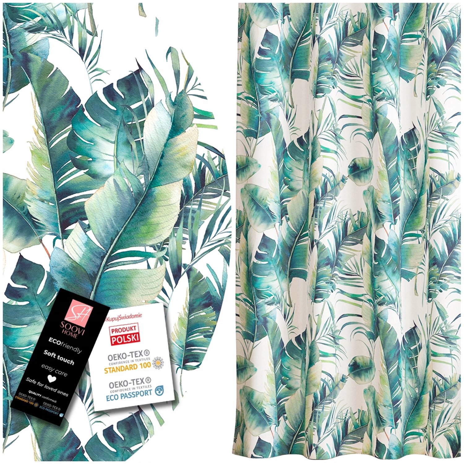 Kant-en-klare Gordijn 140x230cm met Gordijnband - Soovi Home