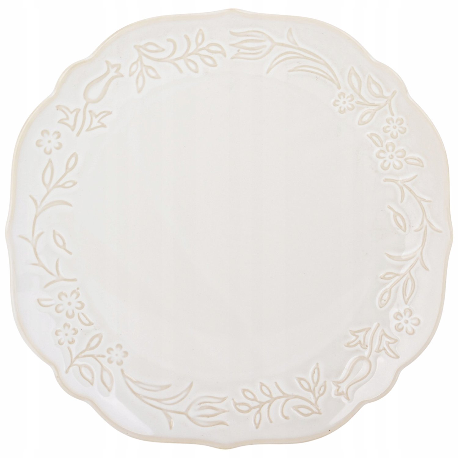 Sarmatia Porseleinen Dinerbord Crème 25,5 cm - Stijlvol & Duurzaam