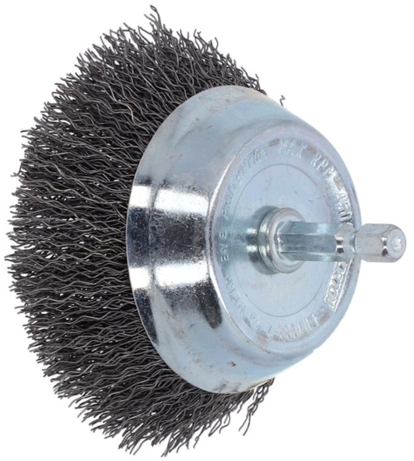 Norton Staalborstel 75mm voor Boormachine - 6mm Schacht