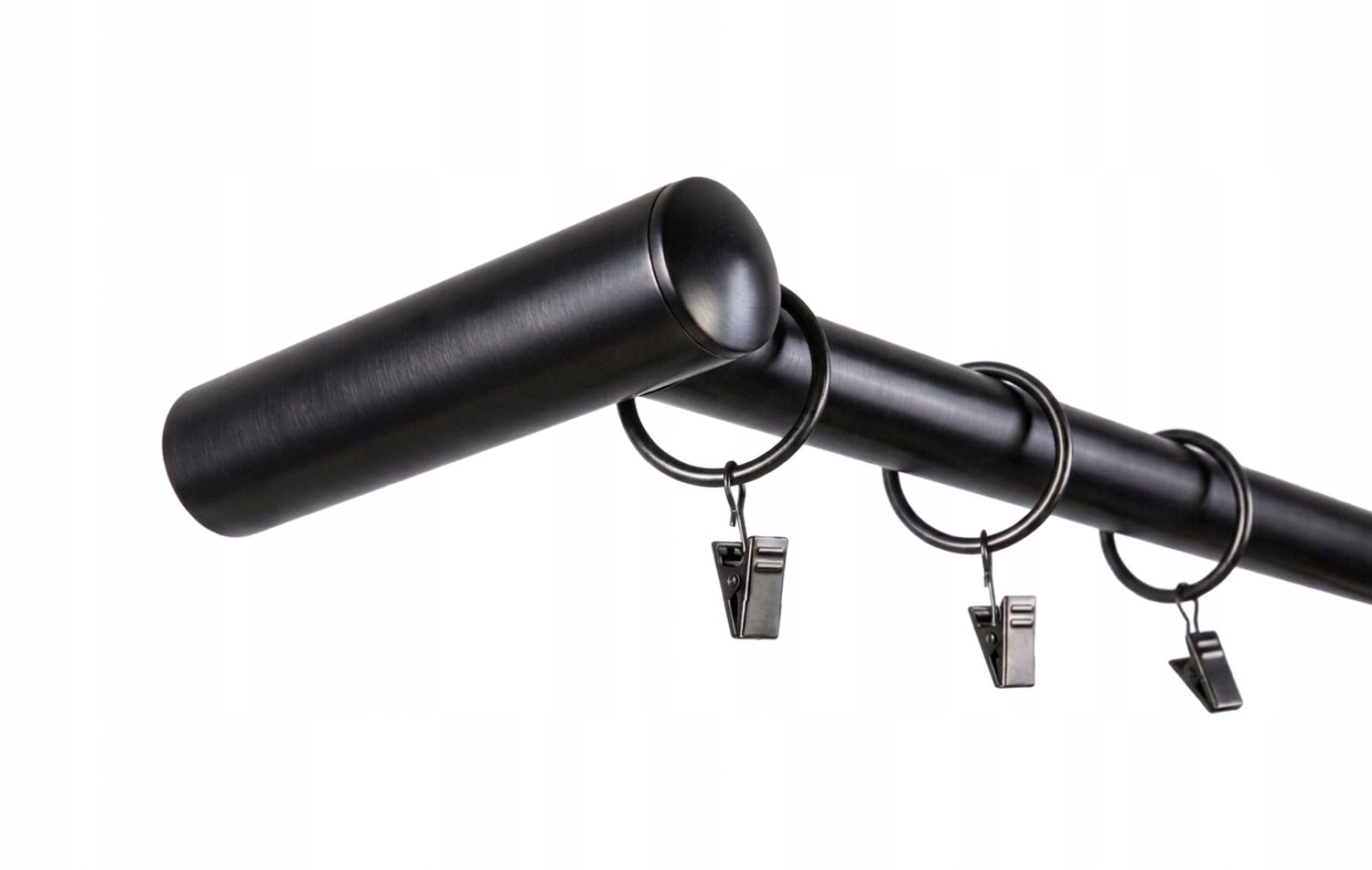 Merkloos Metalen Gordijnroede Enkel 19mm 170cm