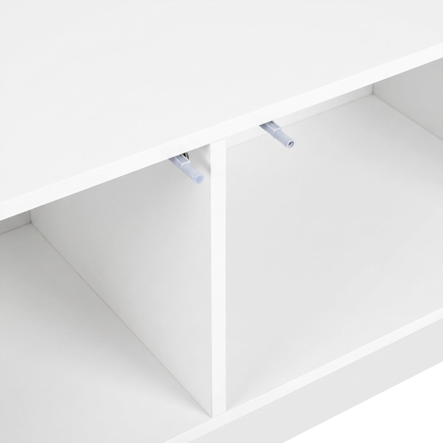 MODENUIT TV-meubel - LED-verlichting Met App-bediening - Voor De Woonkamer - MDF En Spaanplaat - Wit - 200x40x42 Cm