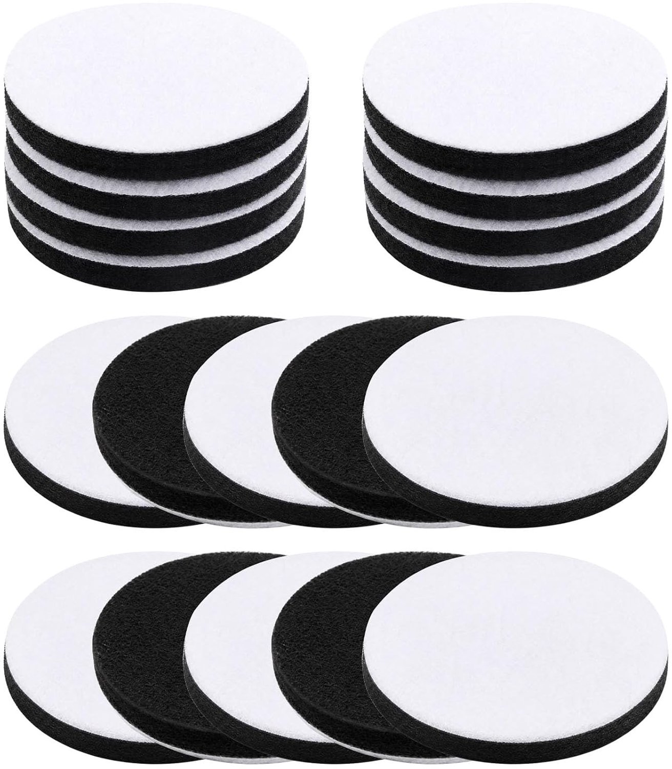 Polijstschijven 50mm - 18 Stuks Polijstvilt en Polijstpads voor Perfecte Afwerking