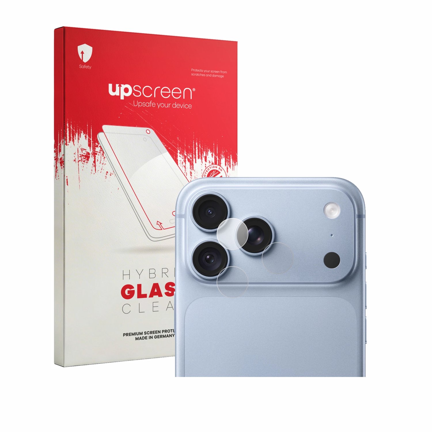 upscreen - Screenprotector voor Apple iPhone 18 Pro Max (ALLEEN Camera Lens) - Folie Beschermfolie Beschermglas transparant