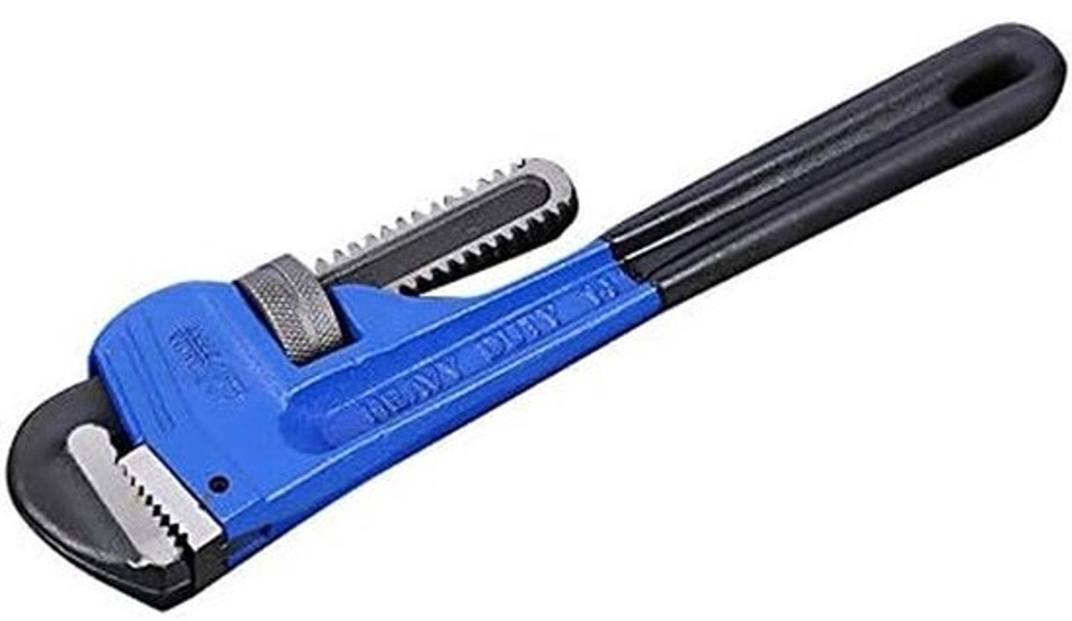 Verstelbare pijpsleutel - Loodgietersgereedschap - Voor reparatie en montage - Met metrische schaalmarkering - Maximale klembreedte 98mm - Blauw