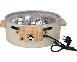 NORLÄNDER Hybrid BBQ Taupe Houtskool & Gas Barbecue