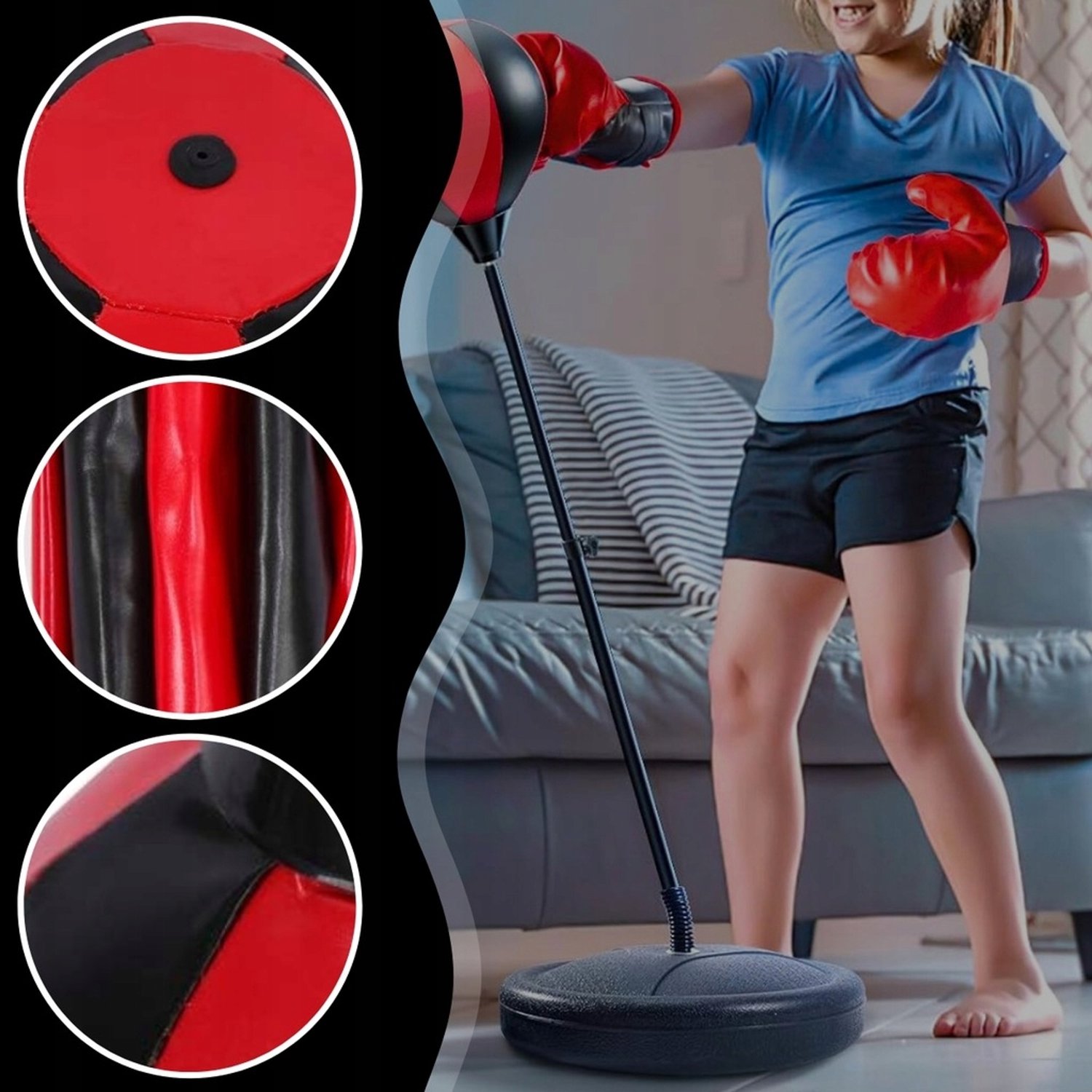 Kinder Boksset met Staande Peer, Handschoenen & Pomp