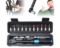 Dynamometrische Sleutelset 1/4" 2-24 Nm - Precisie voor Auto, Motor & Fiets