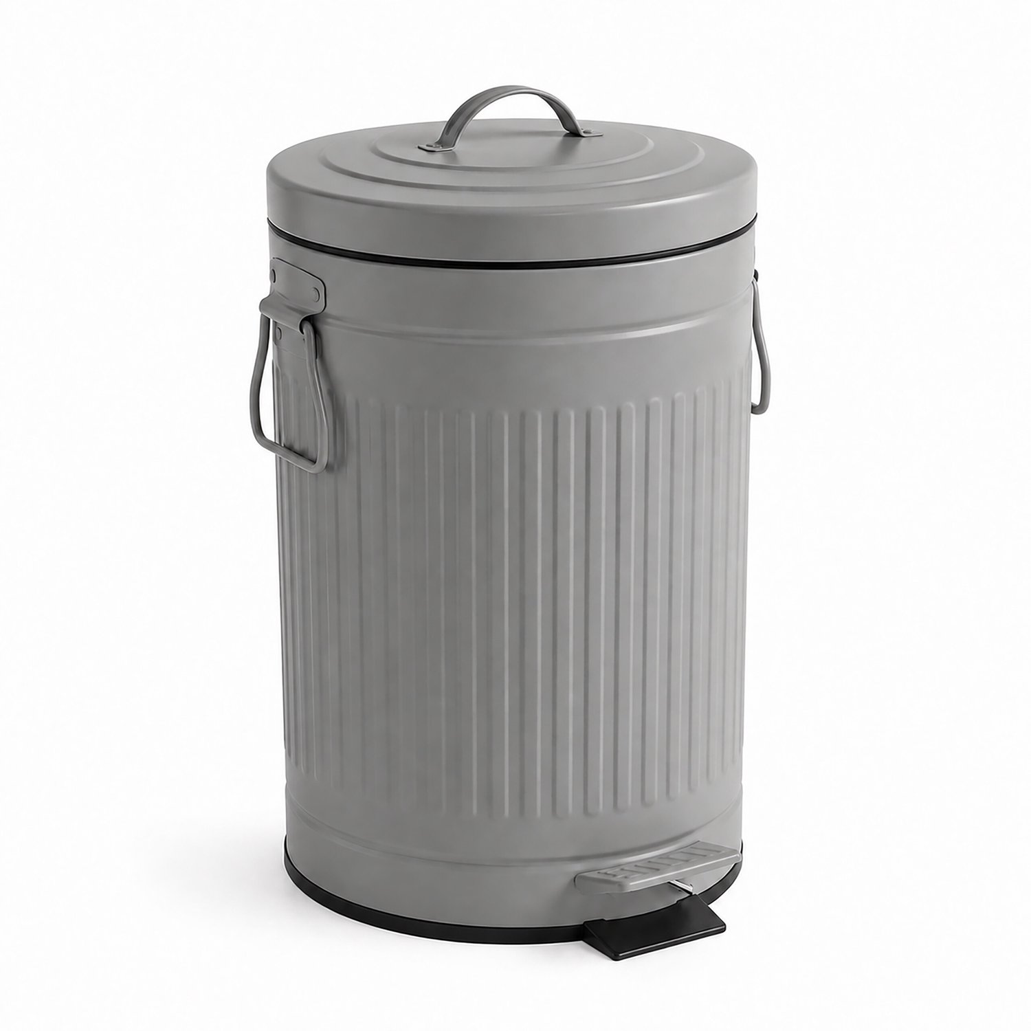 Prullenbak - 12 l - grijs