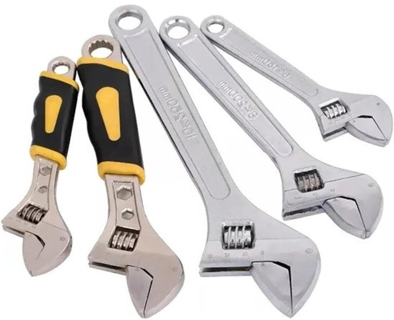 Verstelbare moersleutel - Universele sleutel - Voor reparaties - Grote opening - 15 inch - Stalen handvat
