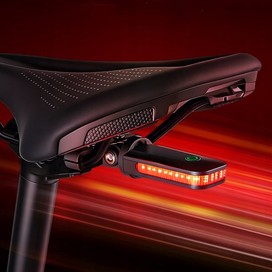 Merkloos Fietslamp Achterlicht USB-C 30lm met Rem- en Bewegingssensor — afbeelding 5