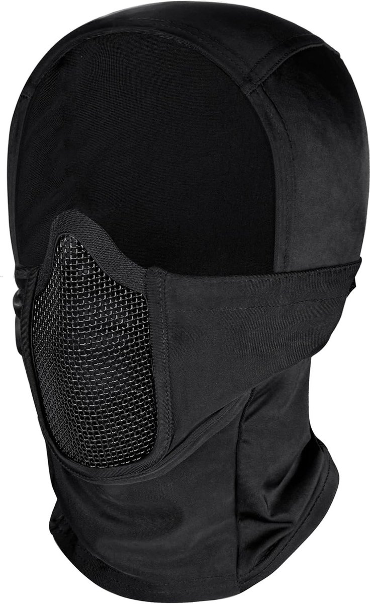 Airsoft masker - Groen - Volgelaatsmasker Tactische Bivakmuts - Geschikt voor Motorfiets, Fiets, Ski en Jacht